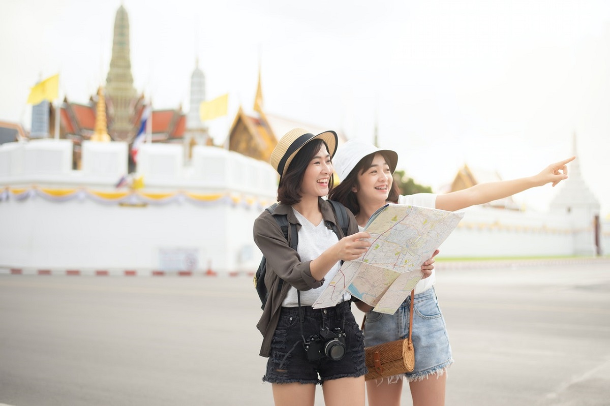 female tourists