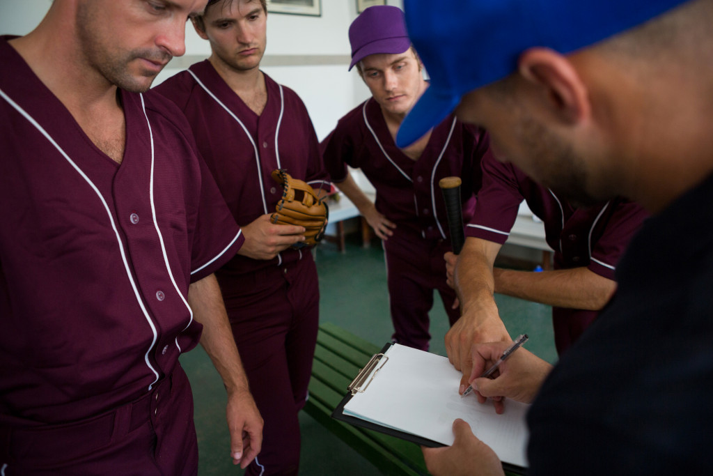 team huddle