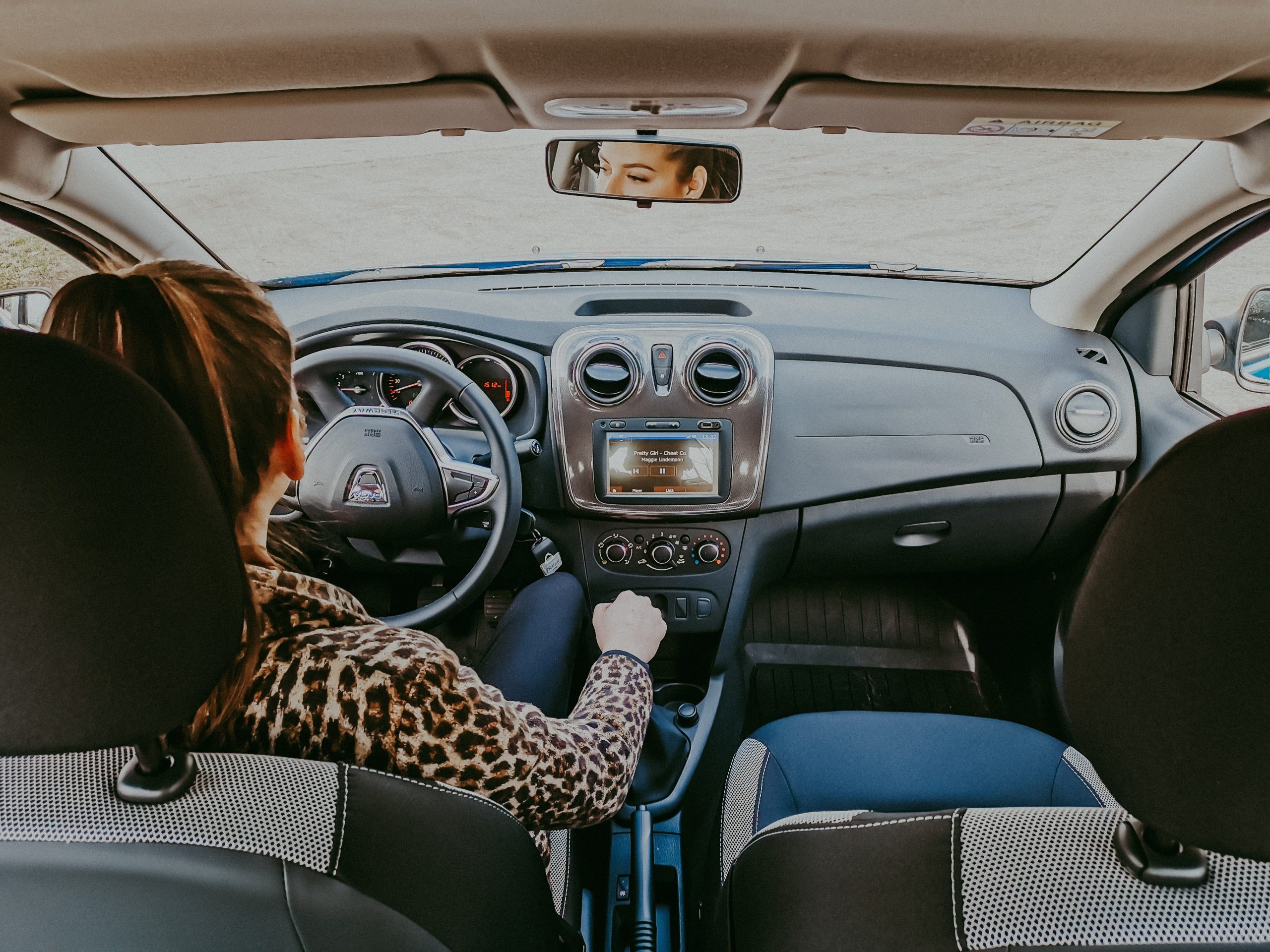 woman driving